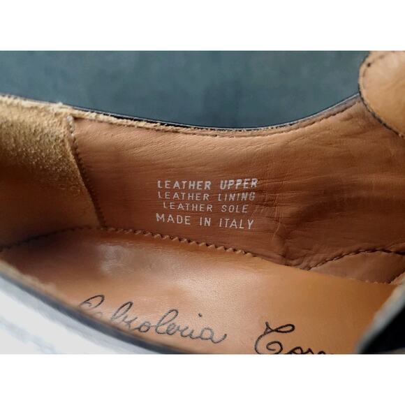 Calzoleria Toscana Made in Italy Black Dress Shoes w/Woven Laces US Mens 8 EU 41 main image 11
